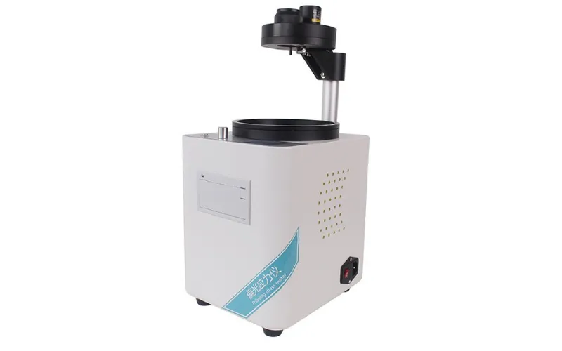 Polarized stress meter for glass and PET container internal stress analysis